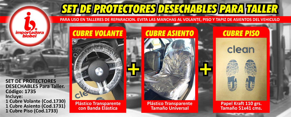 Talleres Set Protectores Desechables