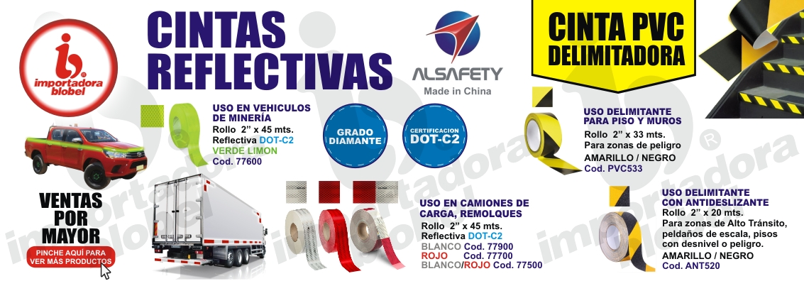 Cintas Delimitantes y Reflectantes Alsafety